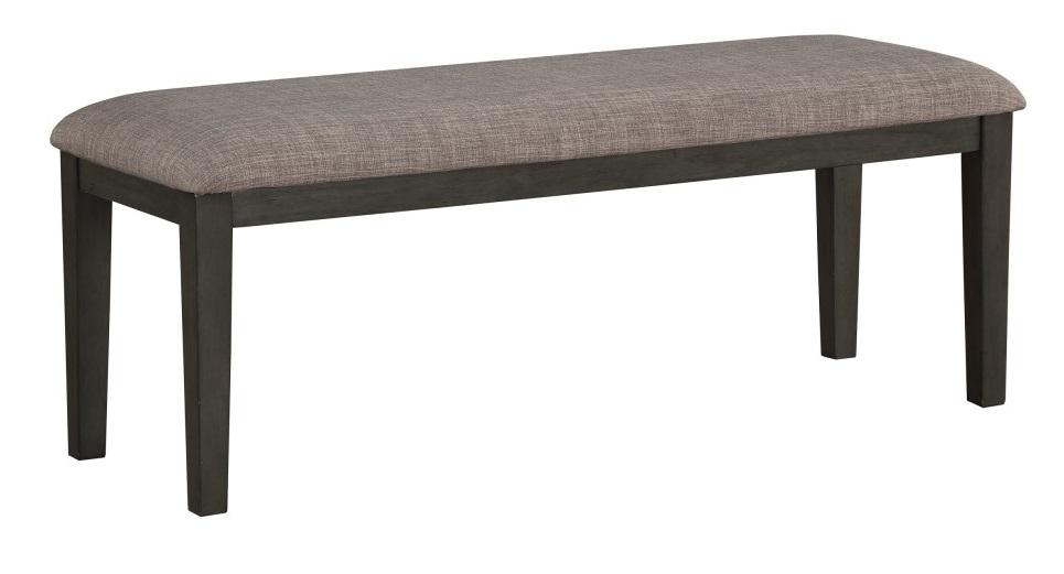 Baresford Bench in Gray 5674-13 - U&U Home Budget Furniture (Carteret, NJ)