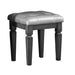 Allura Vanity Stool in Gray 1916GY-14 - U&U Home Budget Furniture (Carteret, NJ)