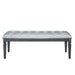 Allura Bed Bench in Gray 1916GY-FBH - U&U Home Budget Furniture (Carteret, NJ)