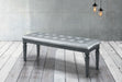 Allura Bed Bench in Gray 1916GY-FBH - U&U Home Budget Furniture (Carteret, NJ)