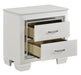 Allura Nightstand in White 1916W-4 - U&U Home Budget Furniture (Carteret, NJ)