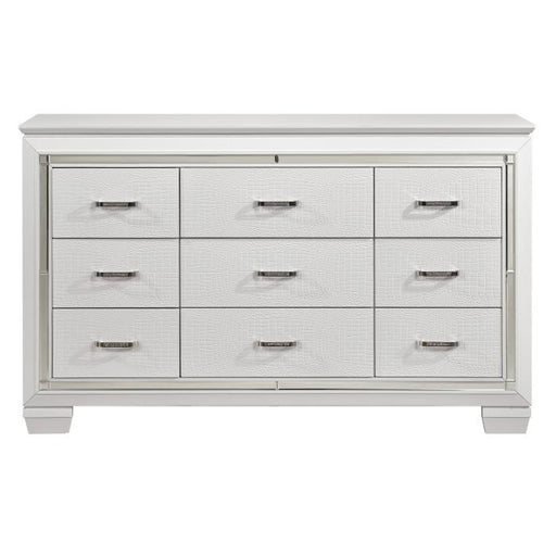 Allura Dresser in White 1916W-5 - U&U Home Budget Furniture (Carteret, NJ)