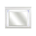 Allura Mirror in White 1916W-6 - U&U Home Budget Furniture (Carteret, NJ)
