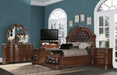 Antoinetta Mirror in Warm Cherry 1919-6 - U&U Home Budget Furniture (Carteret, NJ)