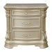Antoinetta Nightstand in Champagne Wood 1919NC-4 - U&U Home Budget Furniture (Carteret, NJ)