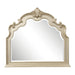 Antoinetta Mirror in Champagne Wood 1919NC-6 - U&U Home Budget Furniture (Carteret, NJ)