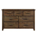 Jerrick Dresser in Burnished Brown 1957-5 - U&U Home Budget Furniture (Carteret, NJ)