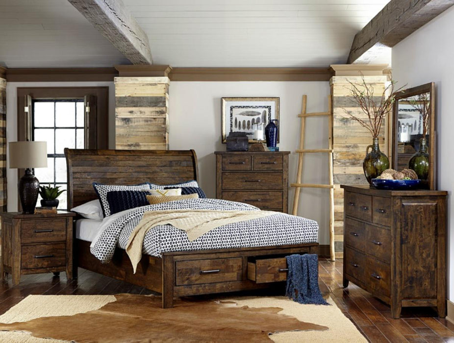 Jerrick Chest in Burnished Brown 1957-9 - U&U Home Budget Furniture (Carteret, NJ)