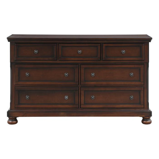 Cumberland Dresser in Brown Cherry 2159-5 - U&U Home Budget Furniture (Carteret, NJ)