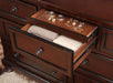 Cumberland Dresser in Brown Cherry 2159-5 - U&U Home Budget Furniture (Carteret, NJ)