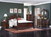 Deryn Park King Poster Bed in Cherry 2243K-1EK* - U&U Home Budget Furniture (Carteret, NJ)