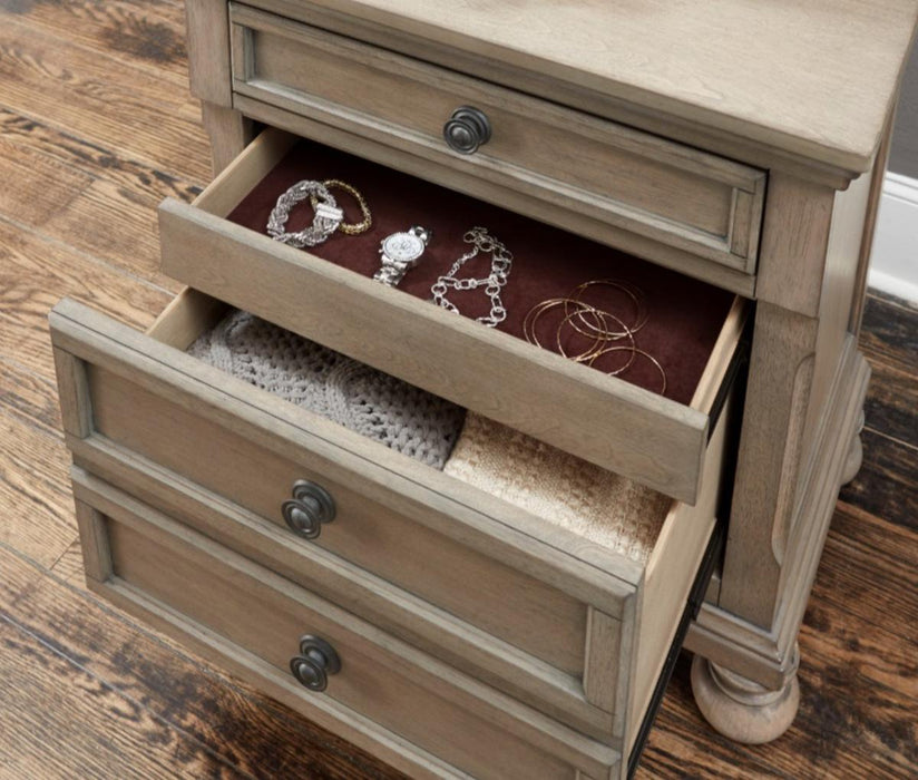 Bethel Nightstand in Gray 2259GY-4 - U&U Home Budget Furniture (Carteret, NJ)