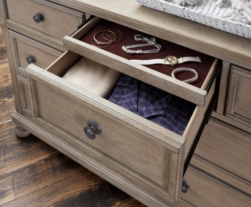 Bethel Dresser in Gray 2259GY-5 - U&U Home Budget Furniture (Carteret, NJ)