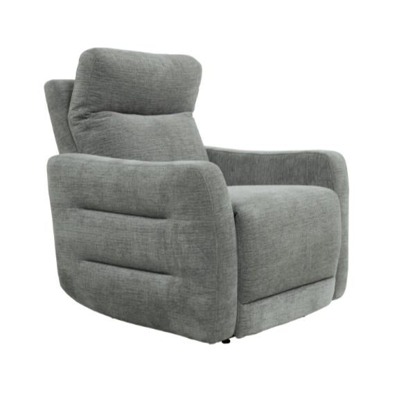 Edition Power Lay Flat Reclining Chair in Dove Grey 9804DV-1PWH - U&U Home Budget Furniture (Carteret, NJ)
