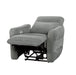 Edition Power Lay Flat Reclining Chair in Dove Grey 9804DV-1PWH - U&U Home Budget Furniture (Carteret, NJ)