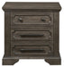 Taulon Nightstand in Dark Oak 5438-4 - U&U Home Budget Furniture (Carteret, NJ)