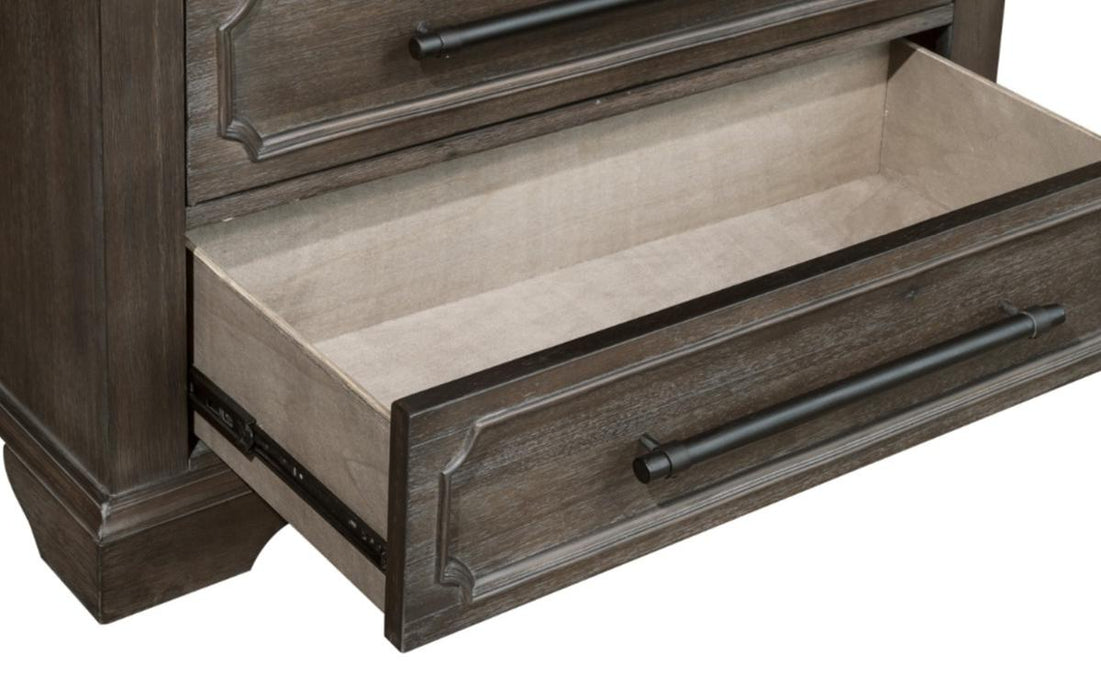 Taulon Chest in Dark Oak 5438-9 - U&U Home Budget Furniture (Carteret, NJ)