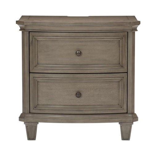 Vermillion Nightstand in Gray 5442-4 - U&U Home Budget Furniture (Carteret, NJ)