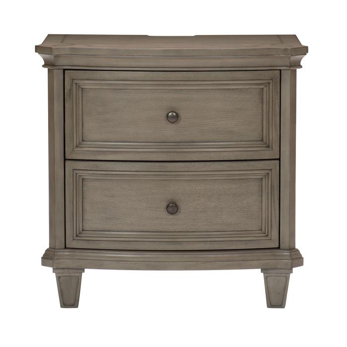 Vermillion Nightstand in Gray 5442-4 - U&U Home Budget Furniture (Carteret, NJ)