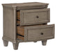Vermillion Nightstand in Gray 5442-4 - U&U Home Budget Furniture (Carteret, NJ)