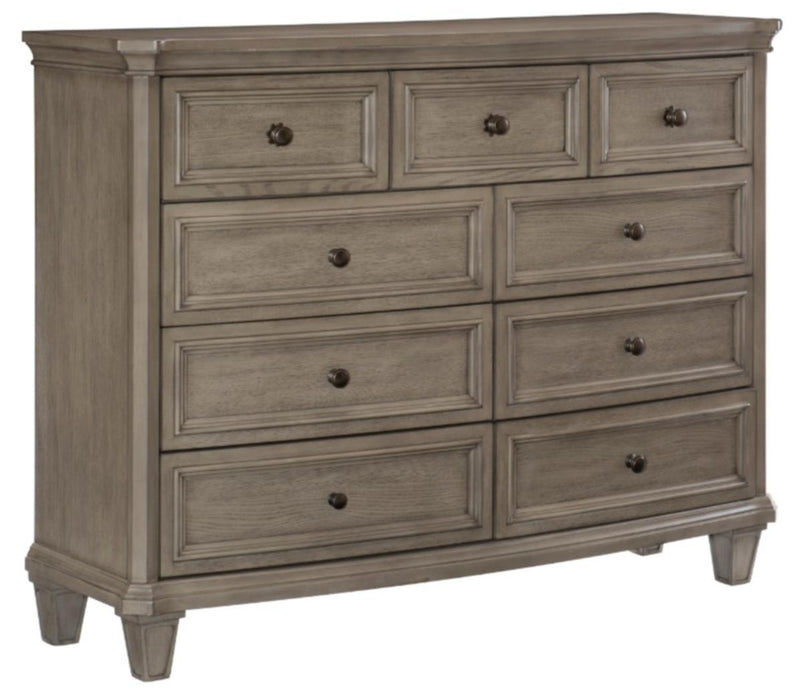 Vermillion Dresser in Gray 5442-5 - U&U Home Budget Furniture (Carteret, NJ)