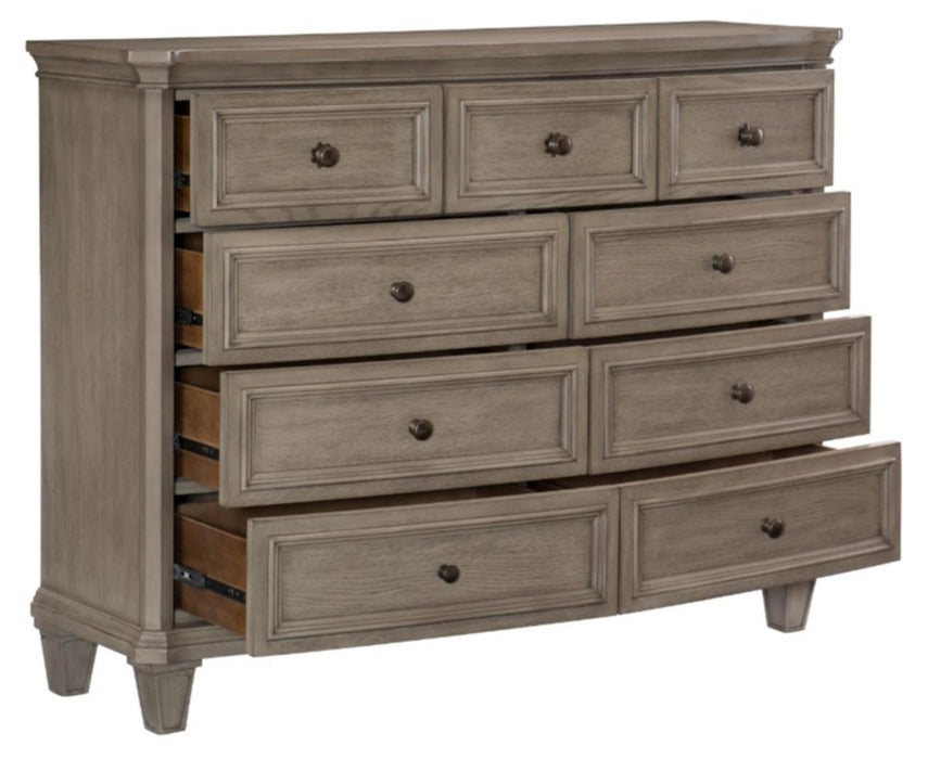 Vermillion Dresser in Gray 5442-5 - U&U Home Budget Furniture (Carteret, NJ)