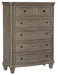Vermillion Chest in Gray 5442-9 - U&U Home Budget Furniture (Carteret, NJ)