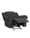 Nutmeg Glider Reclining Chair in Charcoal Gray 9901CC-1 - U&U Home Budget Furniture (Carteret, NJ)