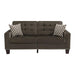 Lantana Sofa in Chocolate 9957CH-3 - U&U Home Budget Furniture (Carteret, NJ)