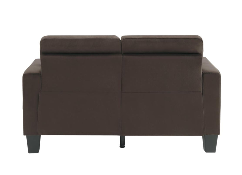 Lantana Sofa in Chocolate 9957CH-3 - U&U Home Budget Furniture (Carteret, NJ)