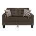 Lantana Loveseat in Chocolate 9957CH-2 - U&U Home Budget Furniture (Carteret, NJ)