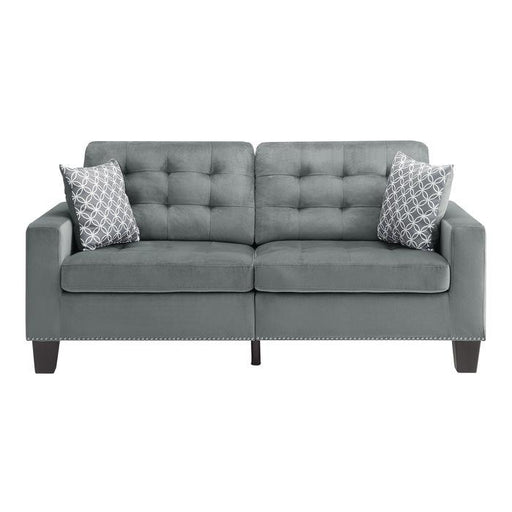 Lantana Sofa in Gray 9957GY-3 - U&U Home Budget Furniture (Carteret, NJ)