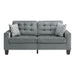 Lantana Sofa in Gray 9957GY-3 - U&U Home Budget Furniture (Carteret, NJ)