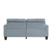 Lantana Sofa in Gray 9957GY-3 - U&U Home Budget Furniture (Carteret, NJ)