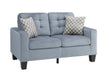 Lantana Loveseat in Gray 9957GY-2 - U&U Home Budget Furniture (Carteret, NJ)