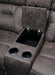 Madrona Double Reclining Loveseat in Dark Brown 9989DB-2 - U&U Home Budget Furniture (Carteret, NJ)