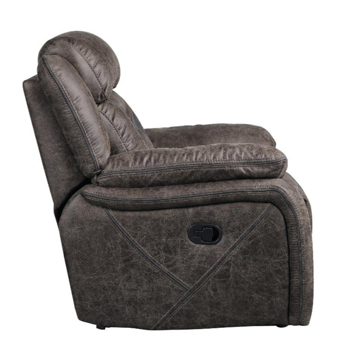 Madrona Glider Reclining Chair in Dark Brown 9989DB-1 - U&U Home Budget Furniture (Carteret, NJ)