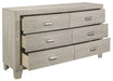 Quinby 6 Drawer Dresser in Light Brown 1525-5 - U&U Home Budget Furniture (Carteret, NJ)