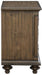 Rachelle 3 Drawer Nightstand in Weathered Pecan 1693-4 - U&U Home Budget Furniture (Carteret, NJ)