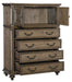 Rachelle 4 Drawer Chest in Weathered Pecan 1693-9 - U&U Home Budget Furniture (Carteret, NJ)