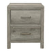 Mandan 2 Drawer Nightstand in Weathered Gray 1910GY-4 - U&U Home Budget Furniture (Carteret, NJ)