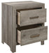 Mandan 2 Drawer Nightstand in Weathered Gray 1910GY-4 - U&U Home Budget Furniture (Carteret, NJ)
