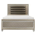 Youth Loudon Full Platform Bed in Champagne Metallic B1515F-1* - U&U Home Budget Furniture (Carteret, NJ)