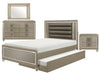 Youth Loudon 6 Drawer Dresser in Champagne Metallic B1515-5 - U&U Home Budget Furniture (Carteret, NJ)