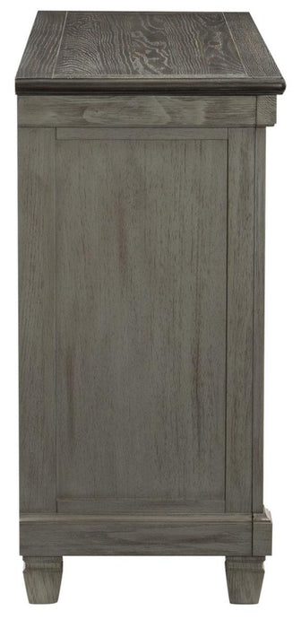 Granby Server in Coffee and Antique Gray 5627GY-40 - U&U Home Budget Furniture (Carteret, NJ)