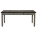 Granby Dining Table in Coffee and Antique Gray 5627GY-72 - U&U Home Budget Furniture (Carteret, NJ)