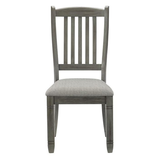 Granby Side Chair in Antique Gray (Set of 2) - U&U Home Budget Furniture (Carteret, NJ)