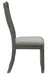 Granby Side Chair in Antique Gray (Set of 2) - U&U Home Budget Furniture (Carteret, NJ)