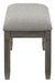 Granby Bench in Antique Gray 5627GY-13 - U&U Home Budget Furniture (Carteret, NJ)