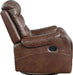 Putnam Swivel Glider Reclining Chair in Brown 9405BR-1 - U&U Home Budget Furniture (Carteret, NJ)